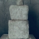 Papiermaché object grijs