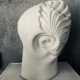 Vintage kop keramiek met goud reparatie